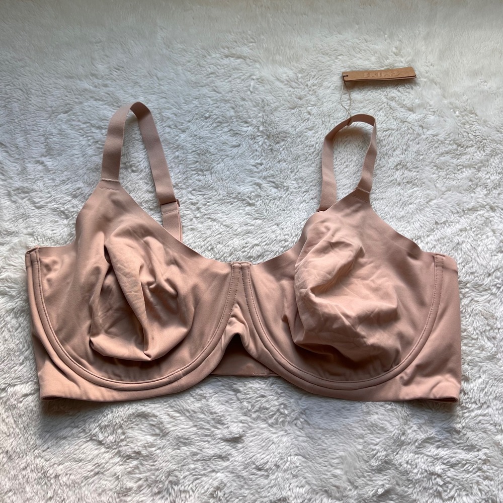 Skims Fits Everybody Underwire Bra Mica Tan BR-UWR-2293 Womens 46DDD New Neutral